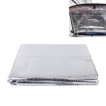 Tappetino isolante fonoassorbente impermeabile per silenziatore di scarico per auto per auto, Size: 139x52cm