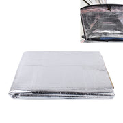 Tappetino isolante fonoassorbente impermeabile per silenziatore di scarico per auto per auto, Size: 139x52cm