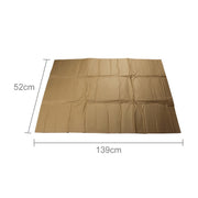 Tappetino isolante fonoassorbente impermeabile per silenziatore di scarico per auto per auto, Size: 139x52cm