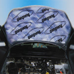 Tappetino isolante fonoassorbente impermeabile per silenziatore di scarico per auto per auto, Size: 139x52cm