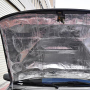 Tappetino isolante fonoassorbente impermeabile per silenziatore di scarico per auto per auto, Size: 139x52cm