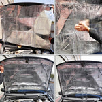 Tappetino isolante fonoassorbente impermeabile per silenziatore di scarico per auto per auto, Size: 139x52cm