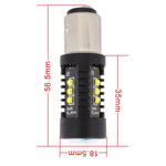 2 PZ MZ 10W 1080LM 5500K 1157 12 XB-D LED Luci freno per auto BAY15D Lampade retromarcia Coda auto Luce di parcheggio Indicatori di direzione automatici, DC 12-24V, 1157