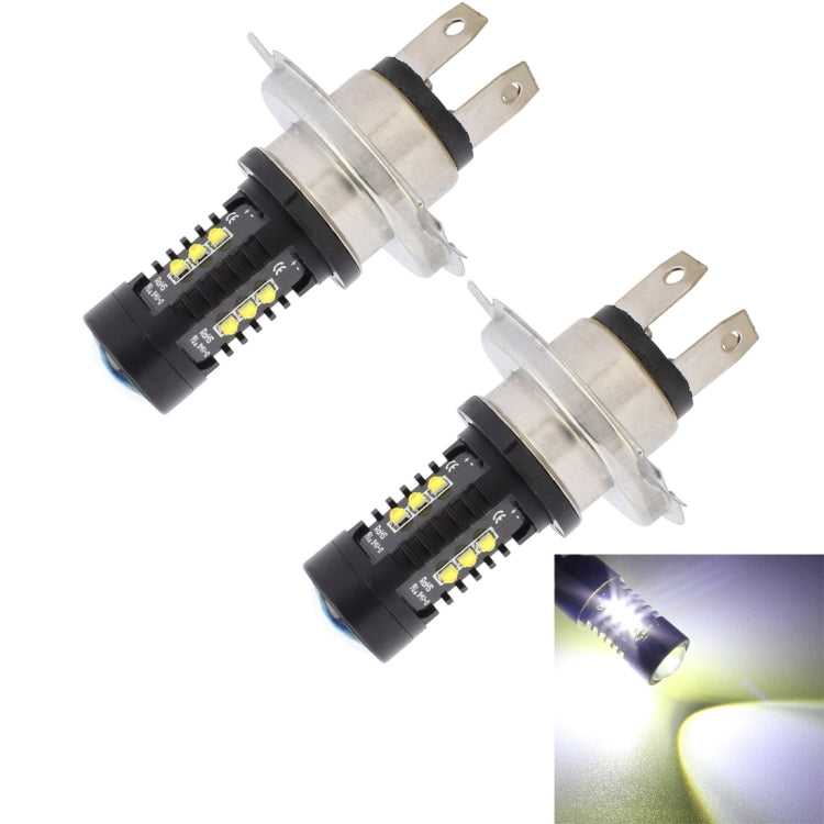 2 PZ MZ 10W 1080 LM 5500K H4 12 XB-D LED Fari per auto Fari di guida, DC 12-24V, H4 10W