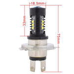 2 PZ MZ 10W 1080 LM 5500K H4 12 XB-D LED Fari per auto Fari di guida, DC 12-24V, H4 10W