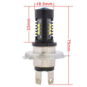 2 PZ MZ 10W 1080 LM 5500K H4 12 XB-D LED Fari per auto Fari di guida, DC 12-24V, H4 10W