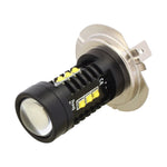 2 PZ MZ 10W 1080LM 5500K H7 12 XB-D LED Fendinebbia anteriori per auto Fendinebbia per auto Luci di marcia diurna automatiche, DC 12-24V, H7