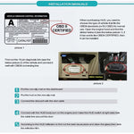 A200 OBD2 Sistema di sicurezza Head Up Display montato su veicolo da 3,5 pollici, supporta la velocità dell'auto/visualizzazione della velocità di rotazione del motore/temperatura dell'acqua/tensione, A200