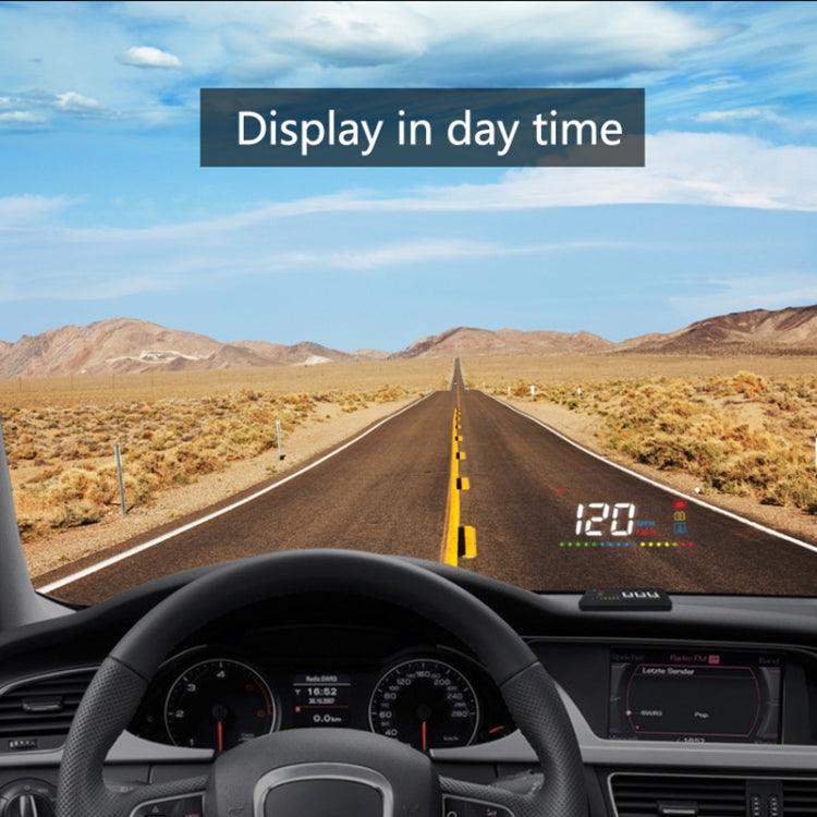 A200 OBD2 Sistema di sicurezza Head Up Display montato su veicolo da 3,5 pollici, supporta la velocità dell'auto/visualizzazione della velocità di rotazione del motore/temperatura dell'acqua/tensione, A200