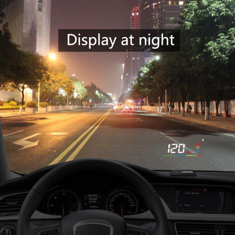 A200 OBD2 Sistema di sicurezza Head Up Display montato su veicolo da 3,5 pollici, supporta la velocità dell'auto/visualizzazione della velocità di rotazione del motore/temperatura dell'acqua/tensione, A200
