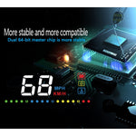 A200 OBD2 Sistema di sicurezza Head Up Display montato su veicolo da 3,5 pollici, supporta la velocità dell'auto/visualizzazione della velocità di rotazione del motore/temperatura dell'acqua/tensione, A200