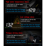 A200 OBD2 Sistema di sicurezza Head Up Display montato su veicolo da 3,5 pollici, supporta la velocità dell'auto/visualizzazione della velocità di rotazione del motore/temperatura dell'acqua/tensione, A200
