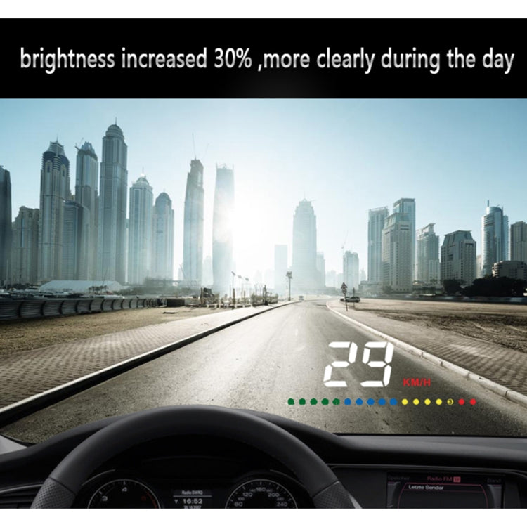 A200 OBD2 Sistema di sicurezza Head Up Display montato su veicolo da 3,5 pollici, supporta la velocità dell'auto/visualizzazione della velocità di rotazione del motore/temperatura dell'acqua/tensione, A200