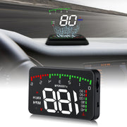 A900 OBD2 Sistema di sicurezza Head Up Display montato su veicolo da 3,5 pollici, supporta la velocità dell'auto/visualizzazione della velocità di rotazione del motore/temperatura dell'acqua/tensione/chilometraggio di guida, A900