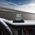 A900 OBD2 Sistema di sicurezza Head Up Display montato su veicolo da 3,5 pollici, supporta la velocità dell'auto/visualizzazione della velocità di rotazione del motore/temperatura dell'acqua/tensione/chilometraggio di guida, A900