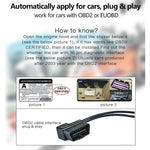D5000 OBD2 Sistema di sicurezza Head Up Display montato su veicolo da 5 pollici, supporta la velocità dell'auto/visualizzazione della velocità di rotazione del motore/temperatura dell'acqua/tensione della batteria/codice errore di rilevamento ed elimin...