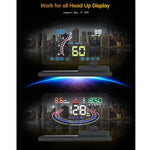 Supporto per display Head Up di navigazione per smartphone multifunzione H6 per smartphone da 6 pollici, H6