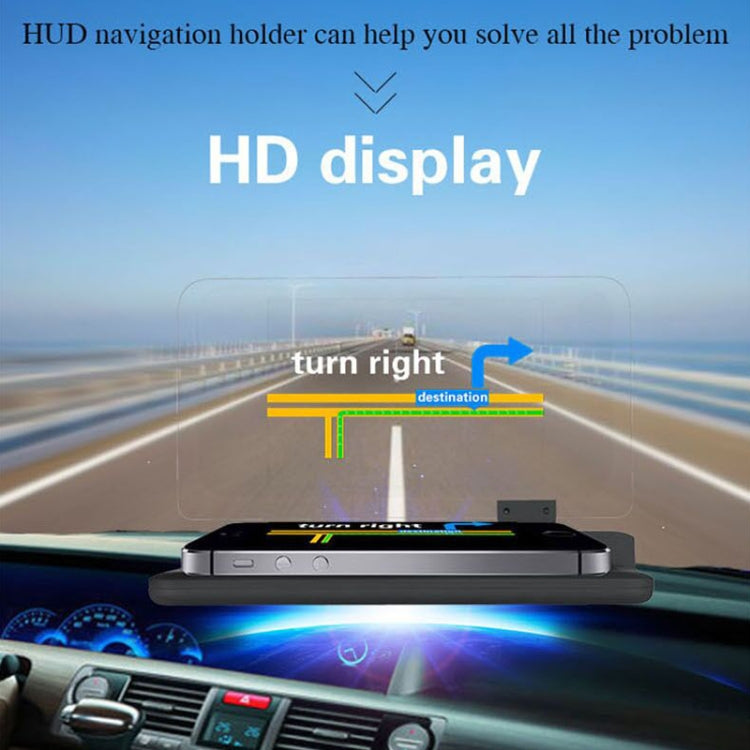 Supporto per display Head Up di navigazione per smartphone multifunzione H6 per smartphone da 6 pollici, H6