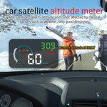 Q5 GPS Sistema di sicurezza Head Up Display montato su veicolo da 4 pollici, supporta velocità di corsa, direzione e distanza/chilometri di guida/, Q5