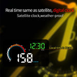 Q5 GPS Sistema di sicurezza Head Up Display montato su veicolo da 4 pollici, supporta velocità di corsa, direzione e distanza/chilometri di guida/, Q5