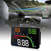 T100 OBD2 Sistema di sicurezza Head Up Display montato su veicolo da 4 pollici, supporta la velocità dell'auto/visualizzazione della velocità di rotazione del motore/consumo istantaneo di carburante/rilevamento ed eliminazione del codice di errore, T100