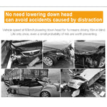 T100 OBD2 Sistema di sicurezza Head Up Display montato su veicolo da 4 pollici, supporta la velocità dell'auto/visualizzazione della velocità di rotazione del motore/consumo istantaneo di carburante/rilevamento ed eliminazione del codice di errore, T100