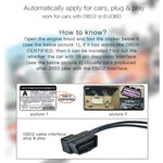 T100 OBD2 Sistema di sicurezza Head Up Display montato su veicolo da 4 pollici, supporta la velocità dell'auto/visualizzazione della velocità di rotazione del motore/consumo istantaneo di carburante/rilevamento ed eliminazione del codice di errore, T100