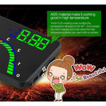 T100 OBD2 Sistema di sicurezza Head Up Display montato su veicolo da 4 pollici, supporta la velocità dell'auto/visualizzazione della velocità di rotazione del motore/consumo istantaneo di carburante/rilevamento ed eliminazione del codice di errore, T100