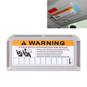 Organizer multiuso per visiera per auto, custodia per carte da sole