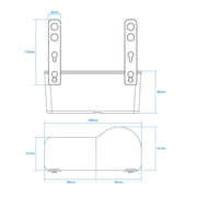 SHUNWEI SD-1510 Supporto multifunzionale per sedile posteriore per telefono per tazza da auto, SD-1510