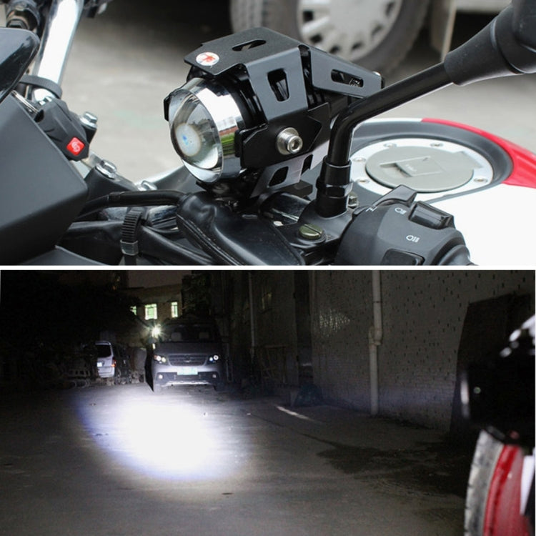 Lampada per fari esterni per moto LED U5 10W 1000LM CREE, DC 12-80V, U5 10W 1000LM White Light