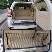 Organizzatore di stoccaggio per carico in rete per bagagliaio universale per veicolo a 4 ganci per auto, furgone, SUV, articolo posteriore netto, Car Van SUV Back Item Net