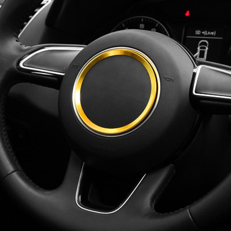 Decorazione dell'autoadesivo della disposizione della copertura dell'anello del volante dell'auto per Audi A4L / A3 / A5 2017-2019