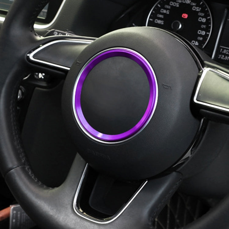 Decorazione dell'autoadesivo della disposizione della copertura dell'anello del volante dell'auto per Audi A4L / A3 / A5 2017-2019