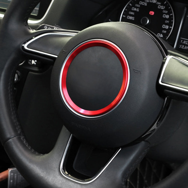 Decorazione dell'autoadesivo della disposizione della copertura dell'anello del volante dell'auto per Audi A4L / A3 / A5 2017-2019