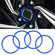 Anello decorativo per mozzo ruota in metallo per auto da 4 pezzi per BMW Serie 5 2018