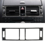 Adesivo decorativo in fibra di carbonio per telaio aria condizionata per cruscotto auto per Mercedes-Benz W204, Dashboard Air Conditioning Frame