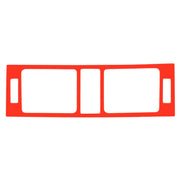 Adesivo decorativo in fibra di carbonio per telaio aria condizionata per cruscotto auto per Mercedes-Benz W204, Dashboard Air Conditioning Frame