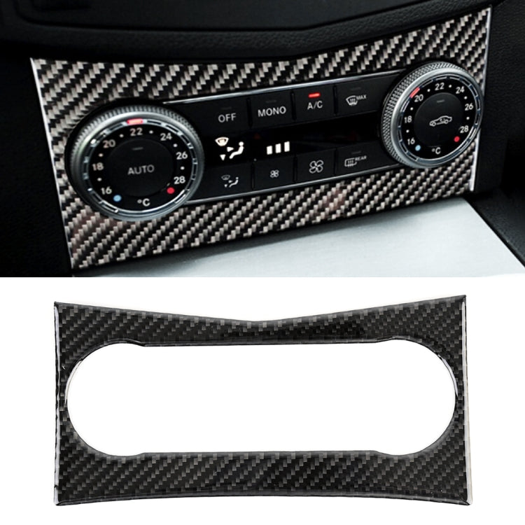Adesivo decorativo in fibra di carbonio per telaio aria condizionata per auto per Mercedes-Benz W204, Air Conditioning Frame