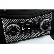 Adesivo decorativo in fibra di carbonio per telaio aria condizionata per auto per Mercedes-Benz W204, Air Conditioning Frame