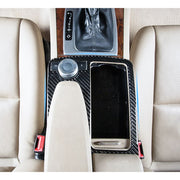 Adesivo decorativo in fibra di carbonio per pannello della tazza dell'acqua con guida a sinistra per Mercedes-Benz W204, Water Cup Panel