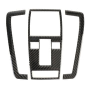 Adesivo decorativo in fibra di carbonio per pannello luminoso anteriore per auto da 3 pezzi per Mercedes-Benz W204, Front Dome Light Panel