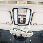 Adesivo decorativo in fibra di carbonio per pannello luminoso anteriore per auto da 3 pezzi per Mercedes-Benz W204, Front Dome Light Panel