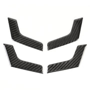 Adesivo decorativo in fibra di carbonio per pannello maniglia interna portiera auto da 4 pezzi per Mercedes-Benz W204, Door Inner Handle Panel