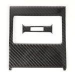 Adesivo decorativo in fibra di carbonio con telaio di uscita dell'aria posteriore per auto da 2 pezzi per Mercedes-Benz W204, Rear Air Outlet Frame