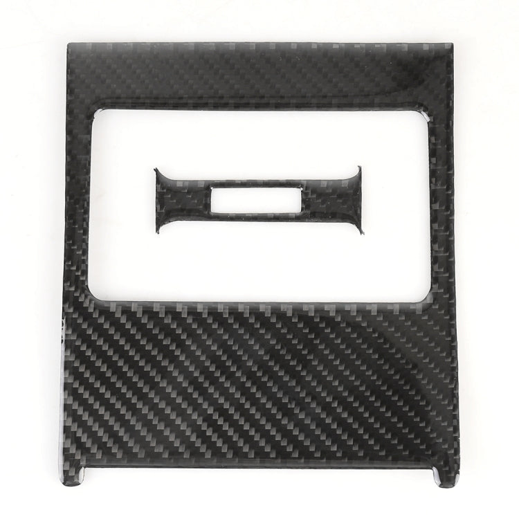 Adesivo decorativo in fibra di carbonio con telaio di uscita dell'aria posteriore per auto da 2 pezzi per Mercedes-Benz W204, Rear Air Outlet Frame