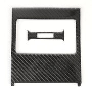 Adesivo decorativo in fibra di carbonio con telaio di uscita dell'aria posteriore per auto da 2 pezzi per Mercedes-Benz W204, Rear Air Outlet Frame
