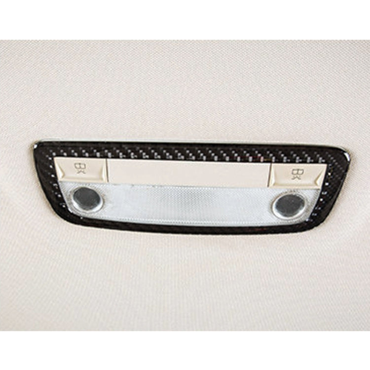 Adesivo decorativo in fibra di carbonio per pannello luminoso posteriore per auto per Mercedes-Benz W204, Rear Dome Light Panel