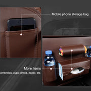 Borsa portaoggetti pieghevole con tasche multifunzione per seggiolino auto