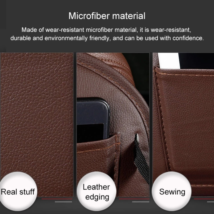 Borsa portaoggetti pieghevole con tasche multifunzione per seggiolino auto